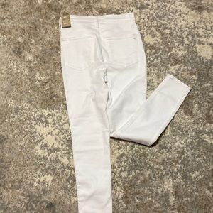 New Madewell high rise skinny jeans.